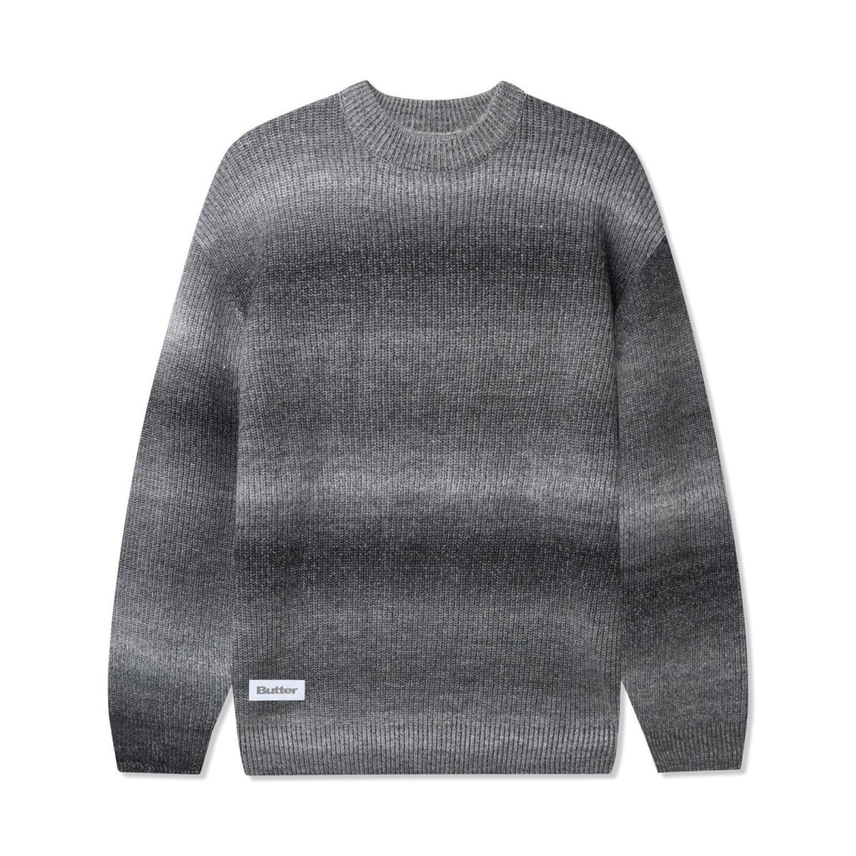 画像1: Butter Goods Beams Knit Sweater Charcoal (1)