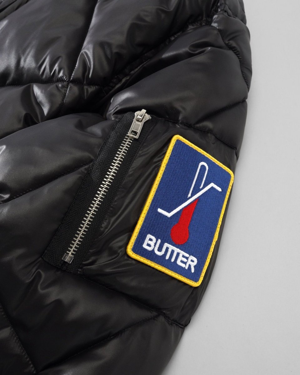 画像2: Butter Goods Temperature Bomber Jacket Black (2)