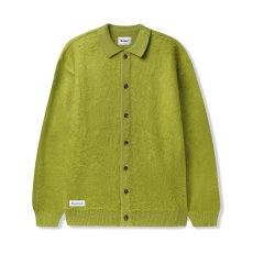 画像1: Butter Goods Mohair Button Up Knitted Shirts Moss (1)
