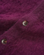 画像3: Butter Goods Mohair Button Up Knitted Shirts Purple (3)