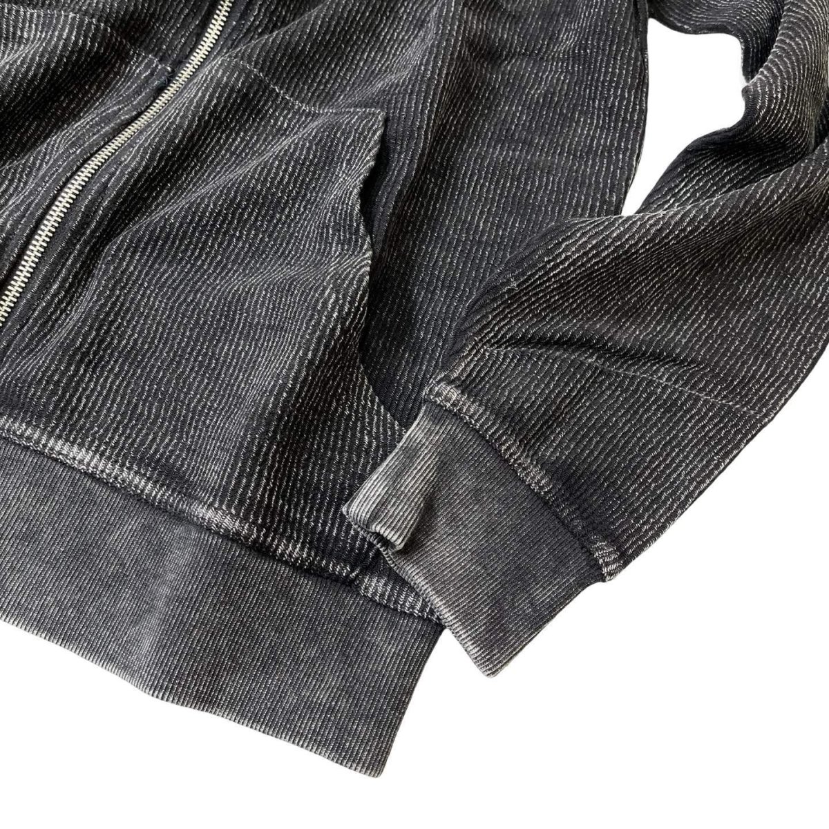 画像4: Charles River Apparel Camden Full Zip Hoodie Vintage Black (4)