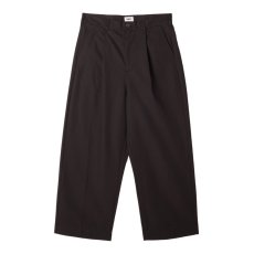 画像1: OBEY Oliver Pleated Pants Digital Black (1)
