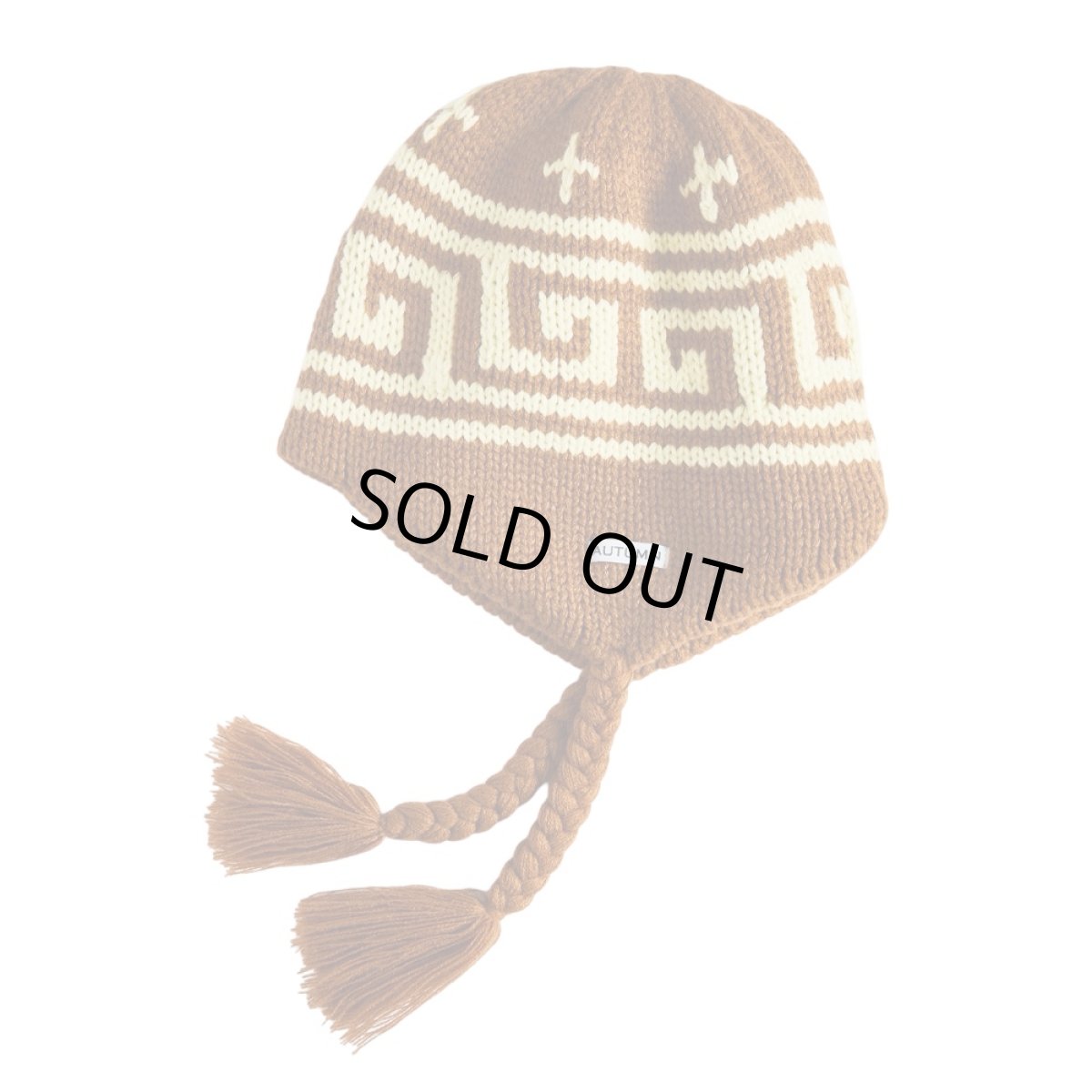 画像1: Autumn Niseko Ear Flap Beanie Brown (1)
