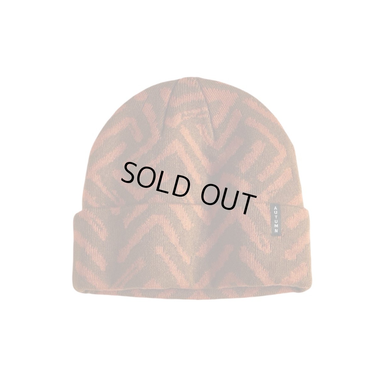 画像1: Autumn Geo Beanie Brown (1)