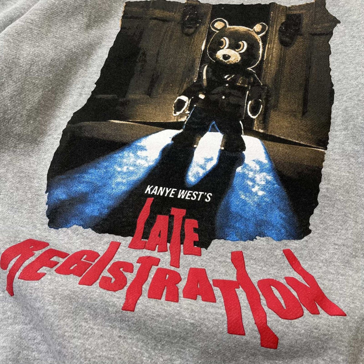 画像2: Kanye West Late Registration Crewneck Sweatshirts Heather Grey (2)