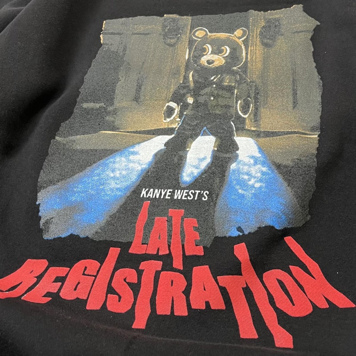 画像2: Kanye West Late Registration Crewneck Sweatshirts Black (2)