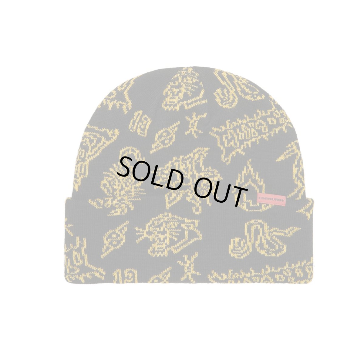 画像1: Corduroy Flash Beanie Black (1)