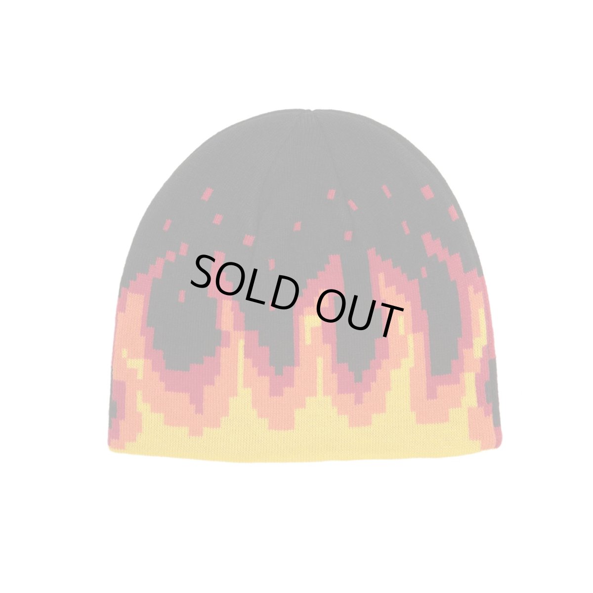 画像1: Corduroy Digi Flames Beanie Black (1)