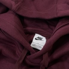 画像3: NIKE Club Fleece Pullover Sweat Hoodie Dark Maroon (3)