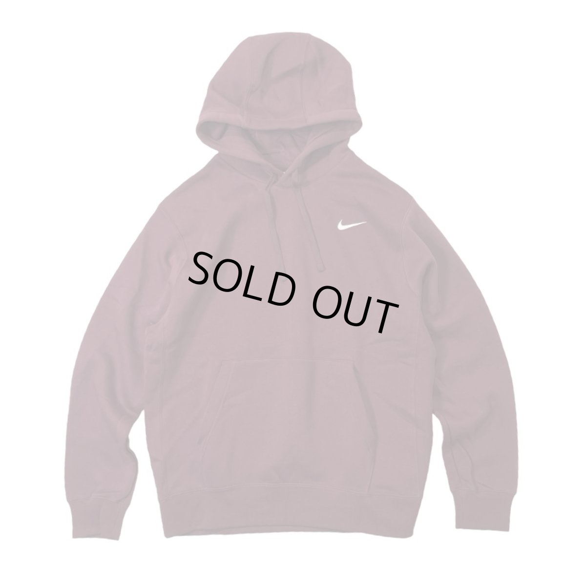 画像1: NIKE Club Fleece Pullover Sweat Hoodie Dark Maroon (1)