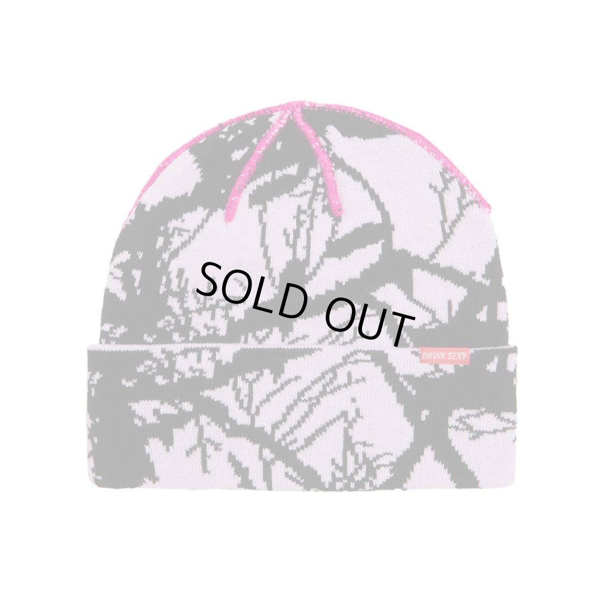 画像1: Corduroy Twig Camo Beanie Pink (1)