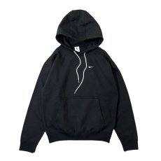 画像1: NIKE Solo Swoosh Pullover Sweat Hoodie - Black (1)