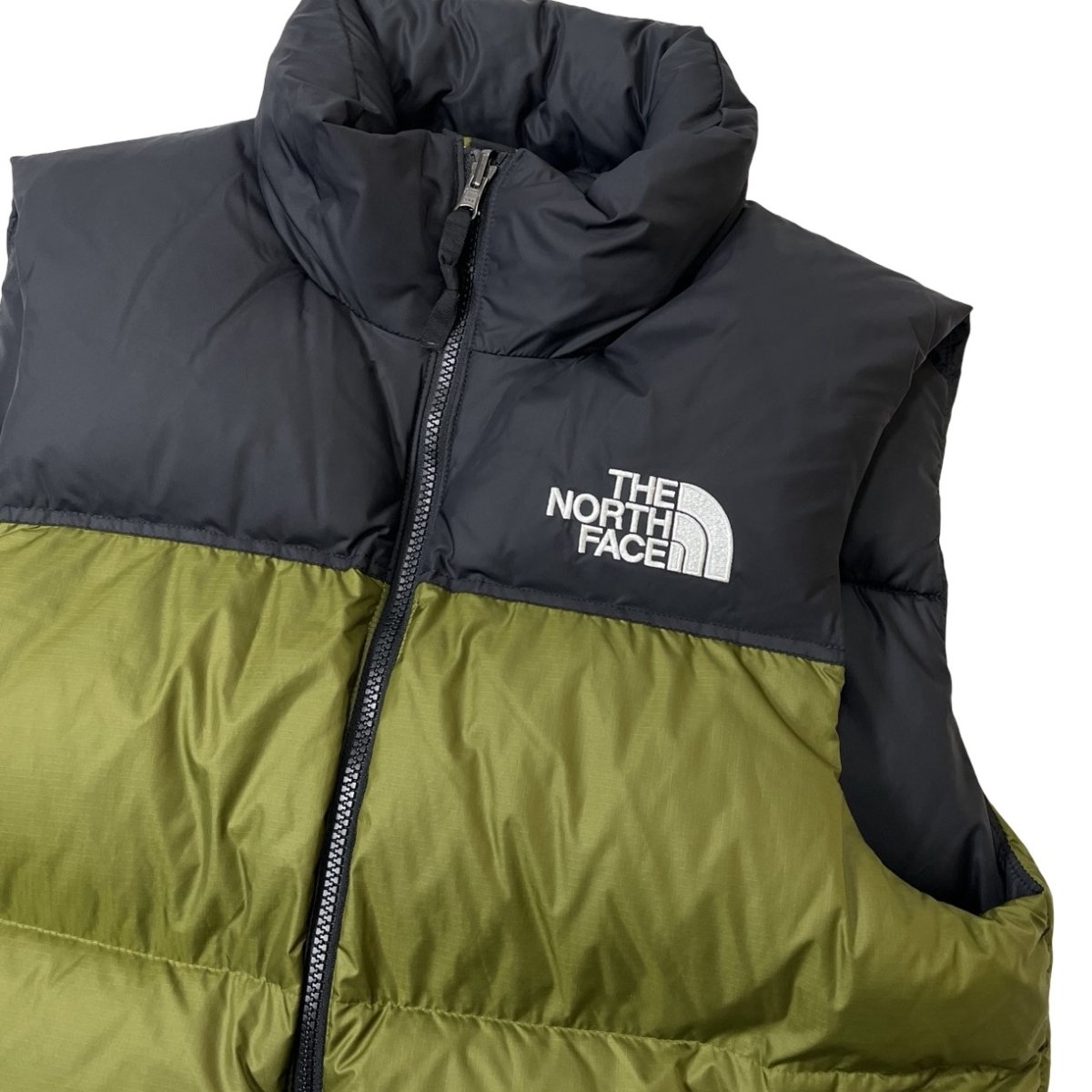 画像3: The North Face USA 1996 Retro Nuptse Vest Forest Olive (3)