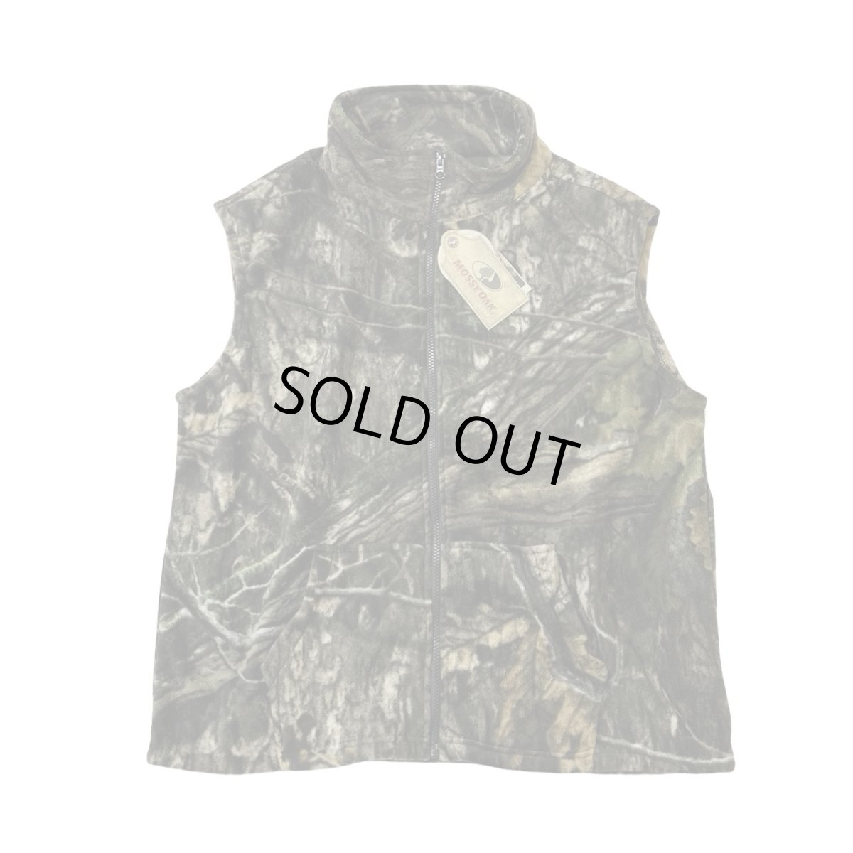 画像1: World Famous Sports Suede Soft Fleece Vest Mossy Oak Country (1)