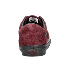 画像4: Vans Skate Old Skool Hairy Suede - Black x Burgundy (4)