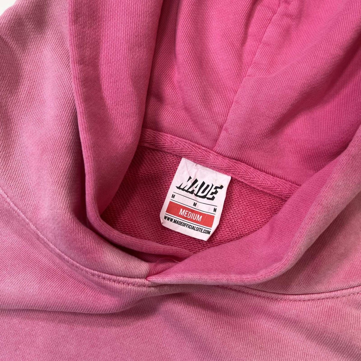 画像3: Made Blanks Recess Terry Pullover Hoodie Faded Carmine Rose (3)