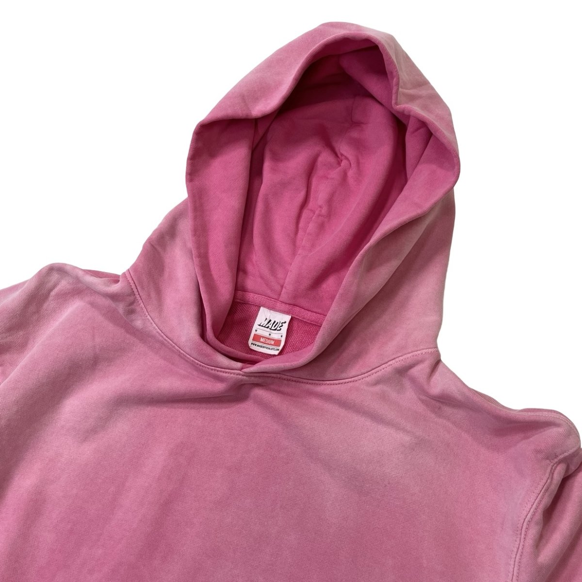 画像2: Made Blanks Recess Terry Pullover Hoodie Faded Carmine Rose (2)