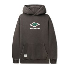 画像1: Butter GoodsｘUmbro Ball Pullover Hoodie - Washed Black (1)
