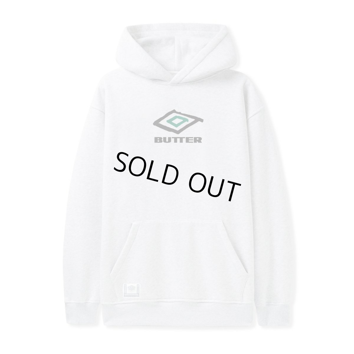 画像1: Butter GoodsｘUmbro Ball Pullover Hoodie - Ash (1)