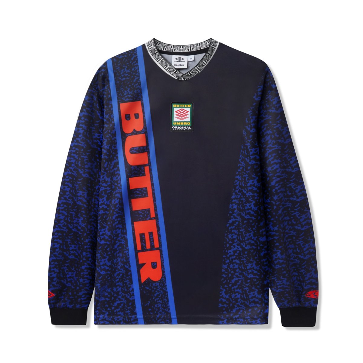 画像1: Butter GoodsｘUmbro Goalie L/S Jersey - Black (1)
