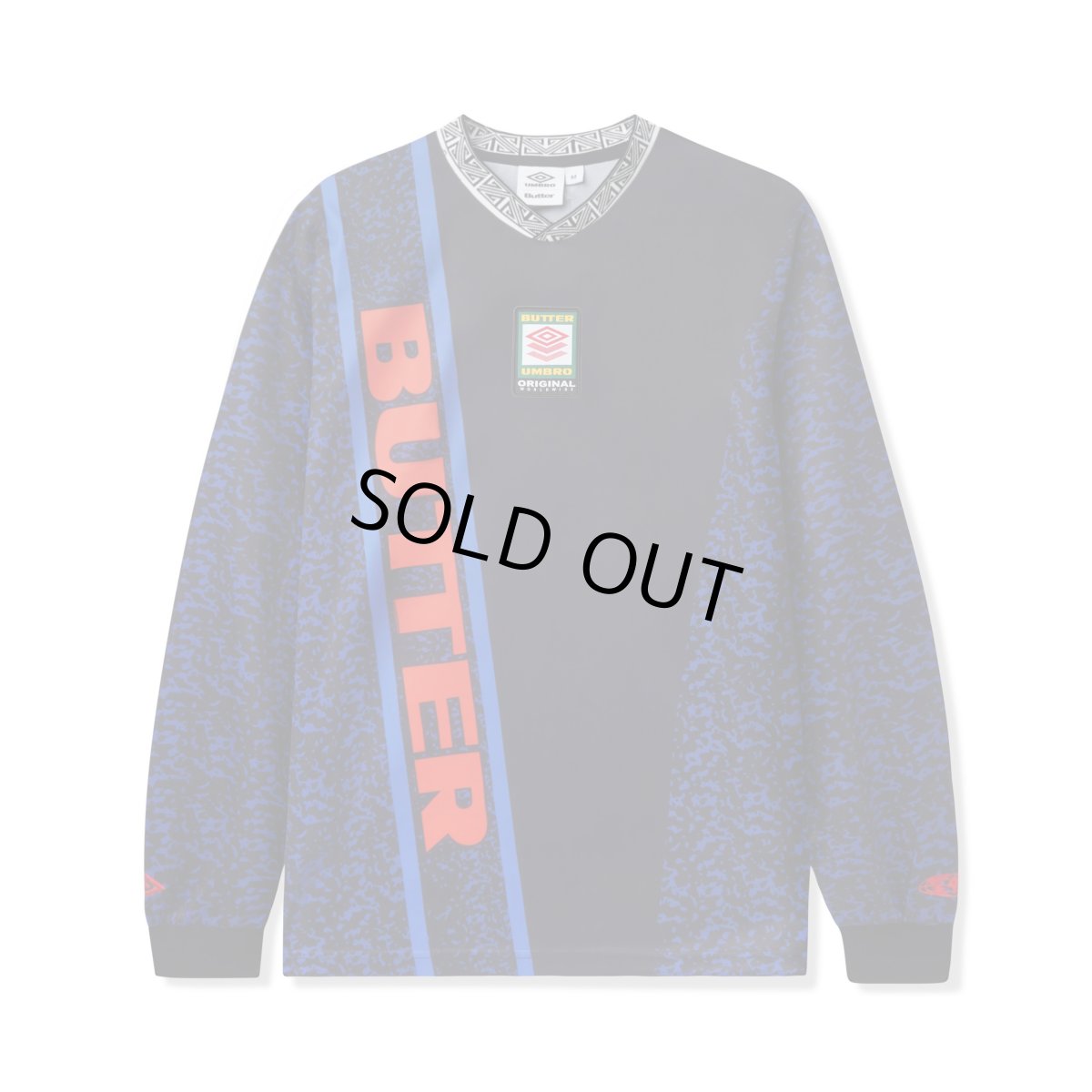 画像1: Butter GoodsｘUmbro Goalie L/S Jersey - Black (1)