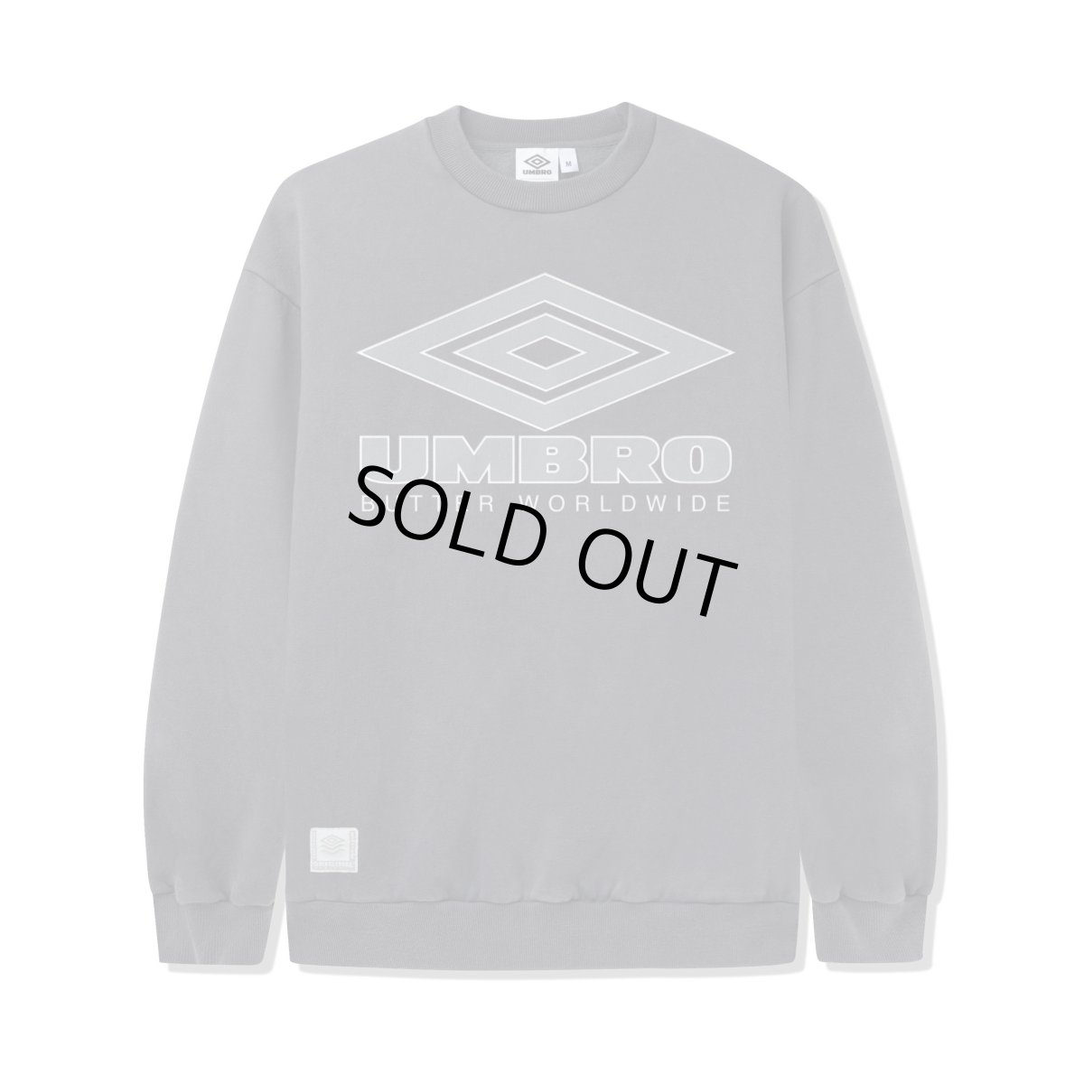 画像1: Butter GoodsｘUmbro Diamond Logo Crewneck Sweatshirts - Slate (1)