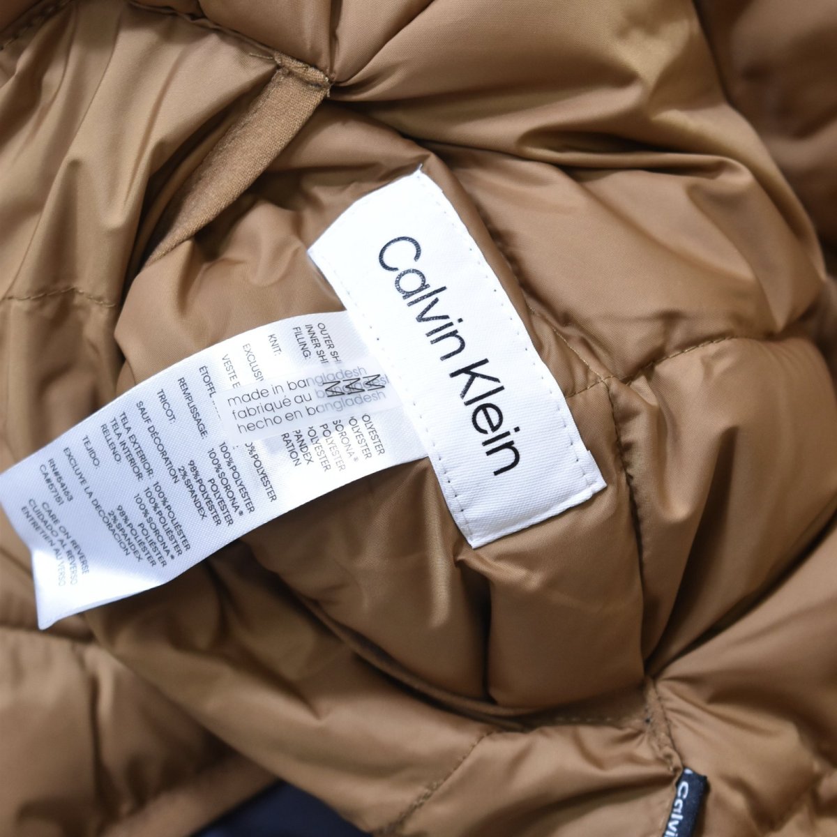 画像6: Calvin Klein Reversivle Quilting Jacket - Brown (6)