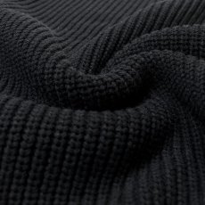画像4: Binghamton Knitting Company Shaker Pullover Knit Sweater - Black (4)