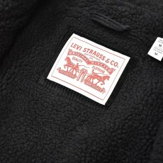画像4: Levi's Corduroy Sherpa Lined Trucker Jacket - Black (4)