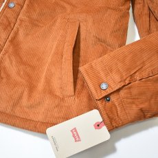 画像7: Levi's USA Corduroy Sherpa Lined Trucker Jacket - Brown (7)