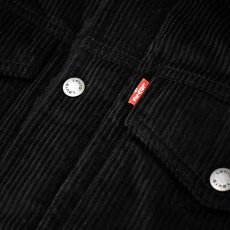 画像5: Levi's Corduroy Sherpa Lined Trucker Jacket - Black (5)