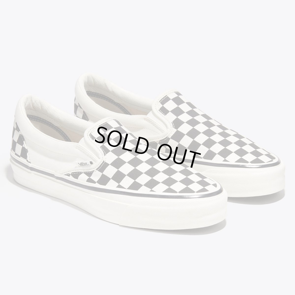 画像2: Vans MTE Slip-on Reissue 98 Checkerboard - Marshmallow Black (2)