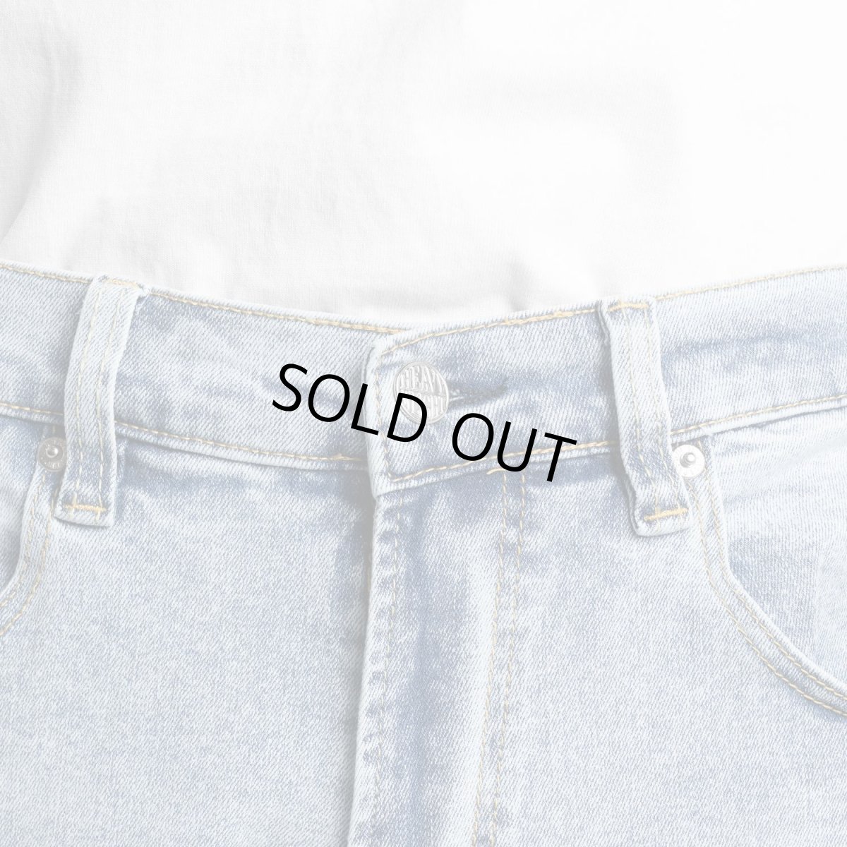 画像11: PRO CLUB Heavyweight Baggy Fit Denim Pant - Light Stonewash / プロクラブ ヘビーウェイト バギーフィット デニム (11)