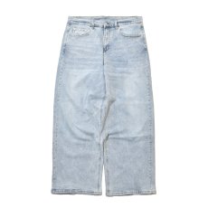 画像1: PRO CLUB Heavyweight Baggy Fit Denim Pant - Light Stone Wash (1)