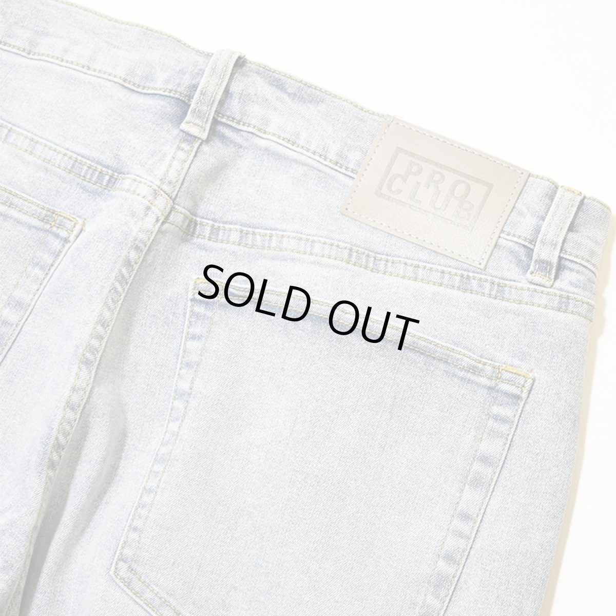 画像3: PRO CLUB Heavyweight Baggy Fit Denim Pant - Light Stonewash / プロクラブ ヘビーウェイト バギーフィット デニム (3)