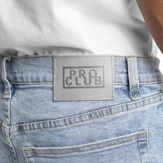 画像9: PRO CLUB Heavyweight Baggy Fit Denim Pant - Light Stone Wash (9)