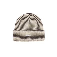 画像1: OBEY Parker Striped Beanie - Gray Mixture (1)
