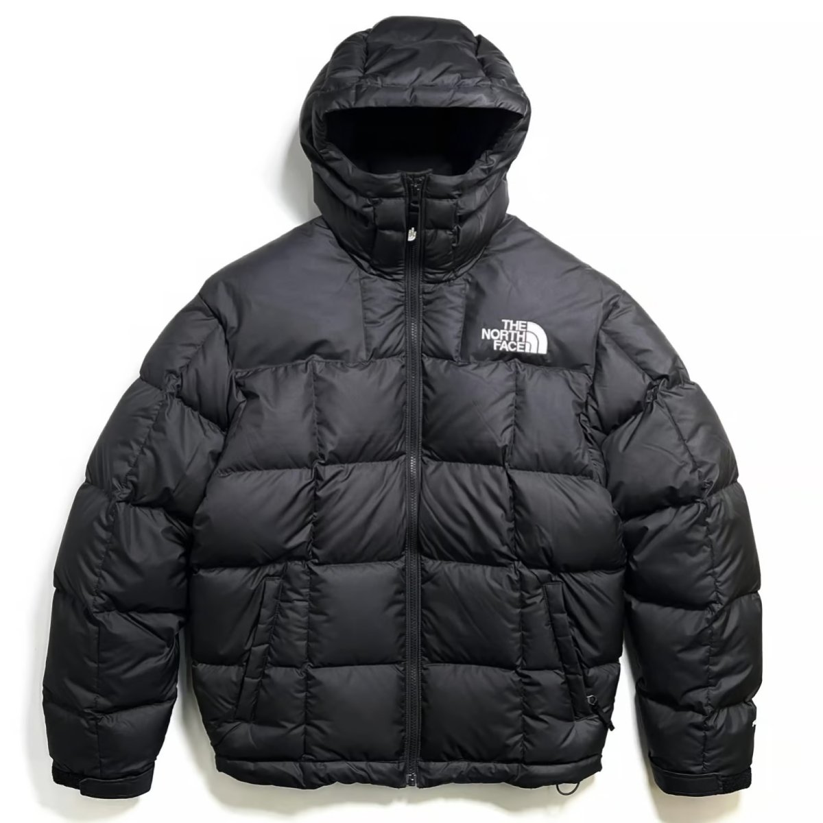 画像1: The North Face USA Lhotse Down Hooded Jacket - TNF Black (1)