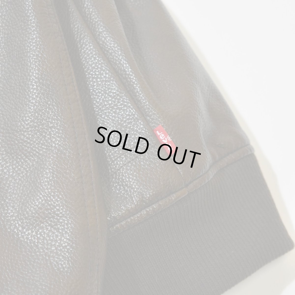 画像10: Levi's Leather Bomber Jacket - Brown (10)