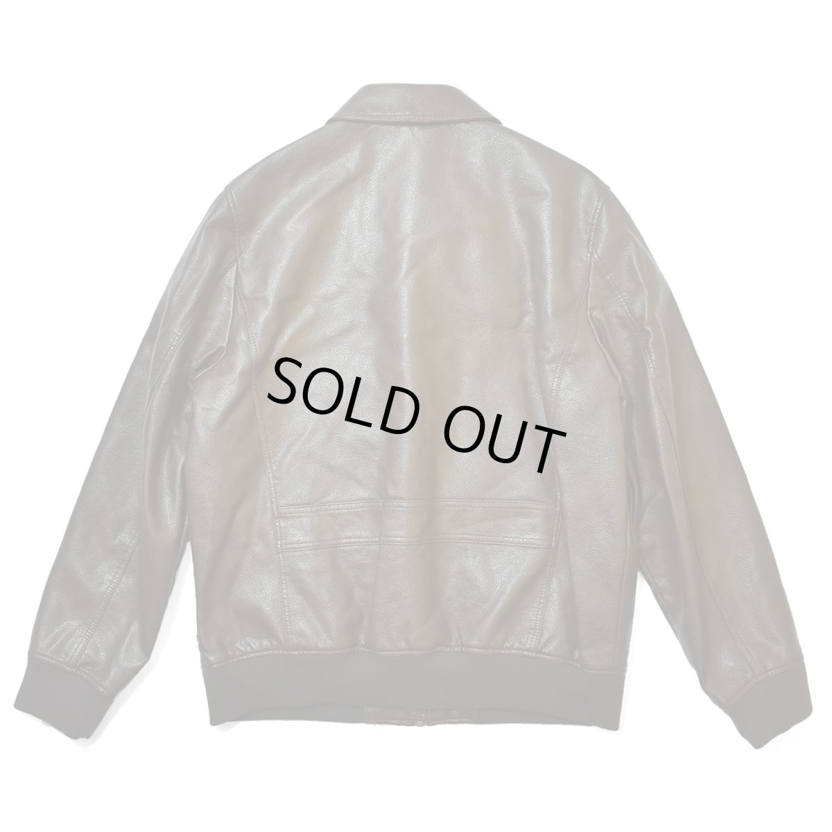 画像4: Levi's Leather Bomber Jacket - Brown (4)