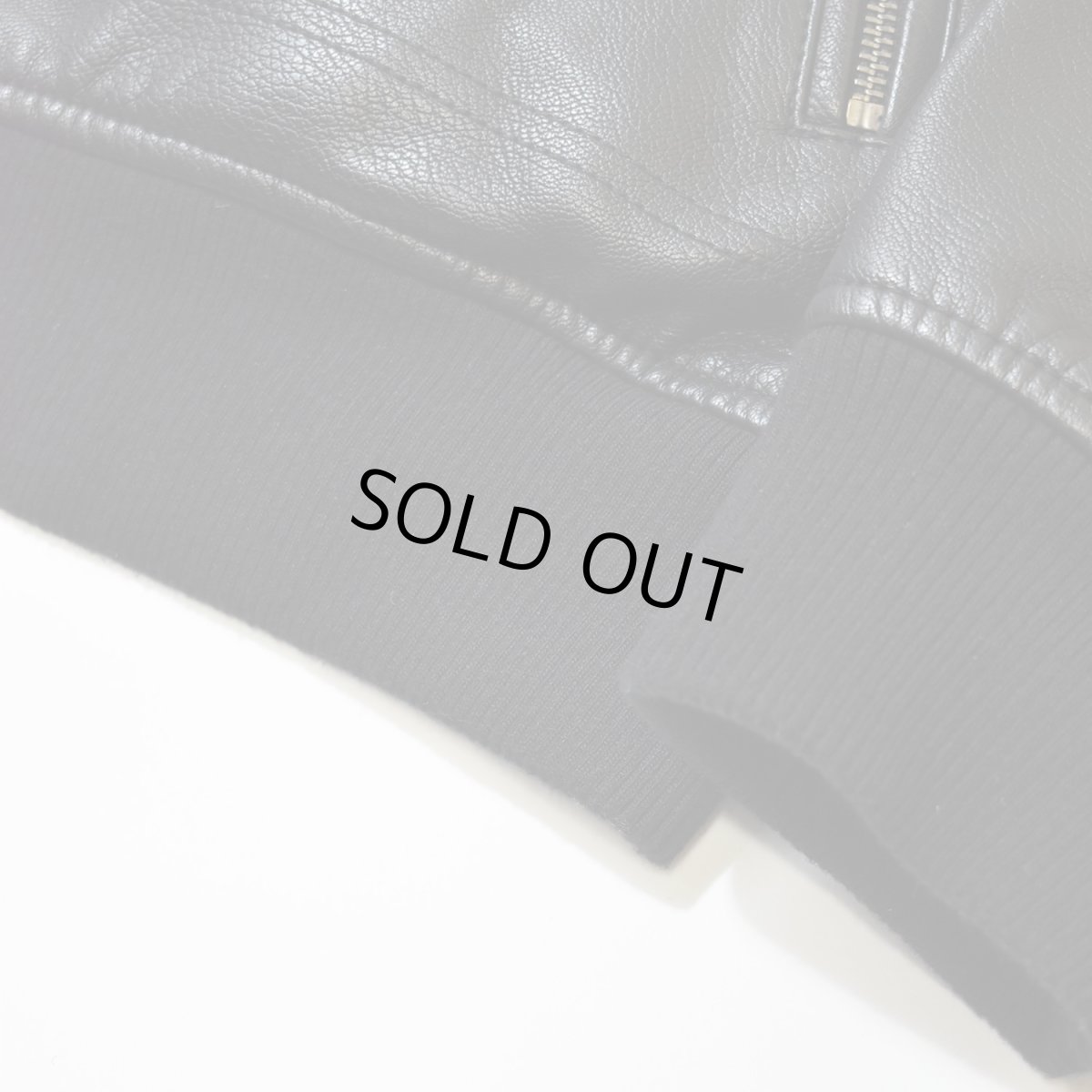画像9: Levi's Leather Bomber Jacket - Black (9)