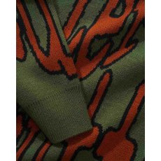 画像2: Butter Goods Frenzy Knit Sweater - Fatigue (2)