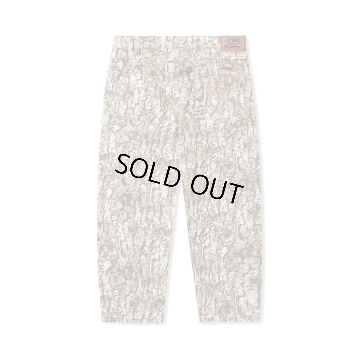 画像1: Butter Goods Bark Camo Denim Jeans - Tan (1)