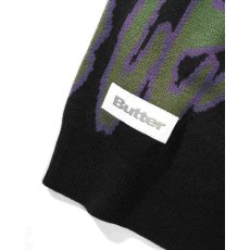 画像3: Butter Goods Frenzy Knit Sweater - Black (3)