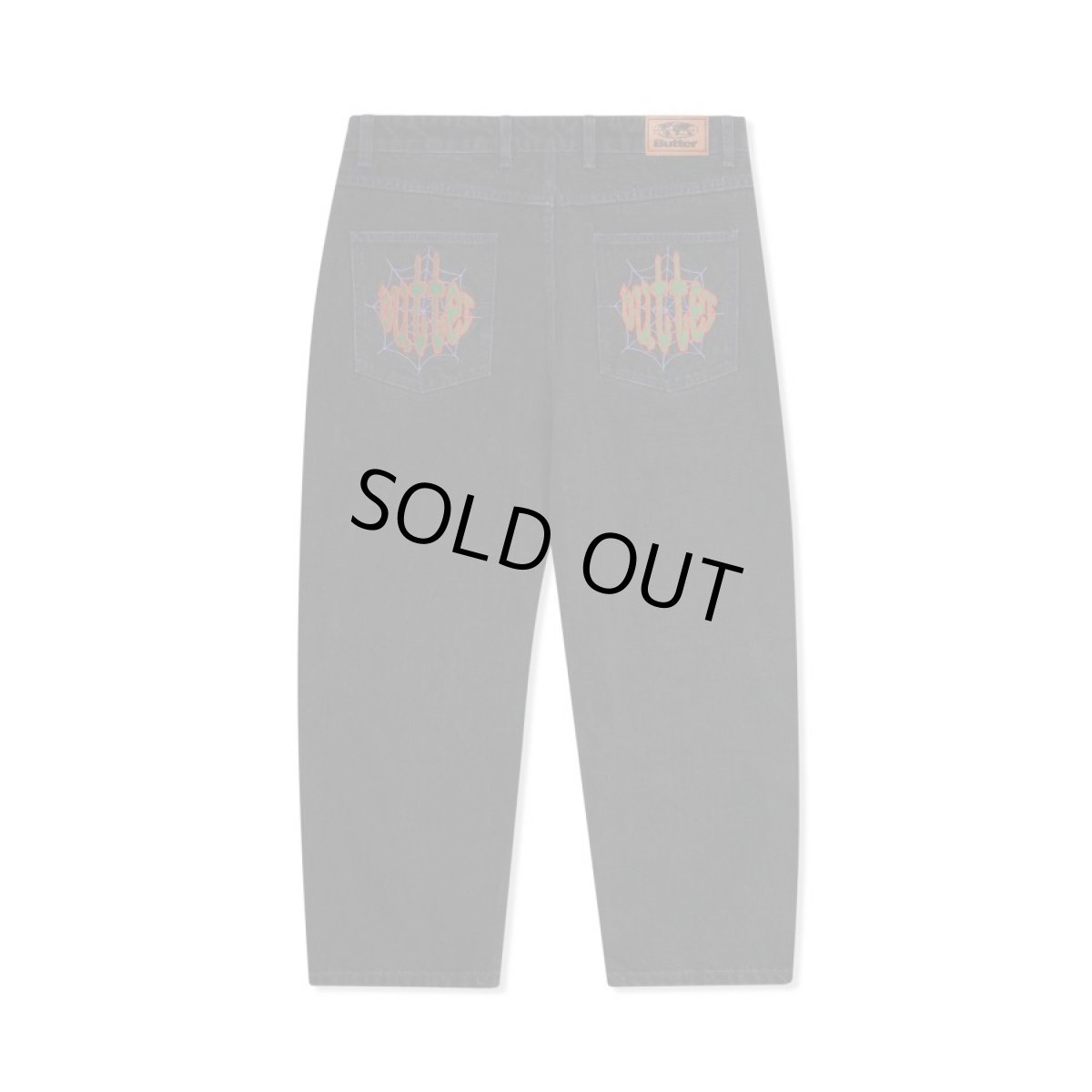 画像1: Butter Goods Spider Denim Jeans - Washed Black (1)