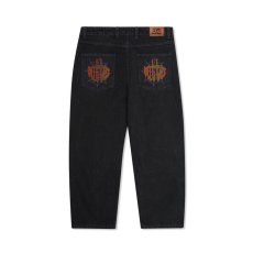 画像1: Butter Goods Spider Denim Jeans - Washed Black (1)