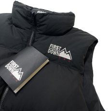 画像3: FIRST DOWN USA Bubble Down Vest - Black (3)