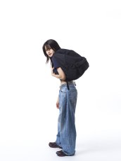 画像7: Packing Light Light Nylon Oxford Backpack - Black (7)