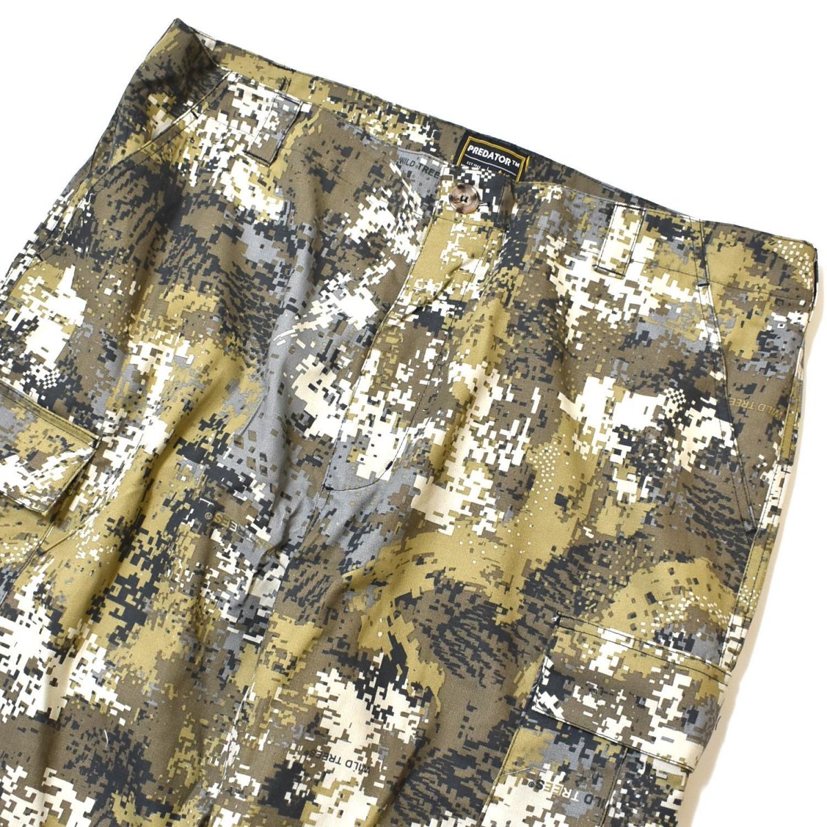 画像3: World Famous Sports Brushed Cotton 6pocket Cargo Pants - Predator Camo (3)