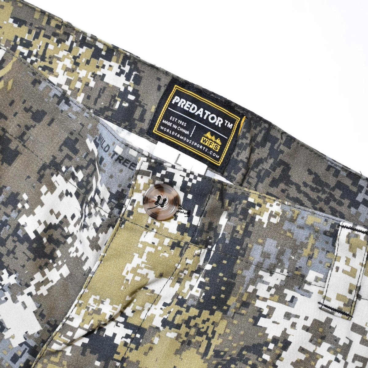 画像4: World Famous Sports Brushed Cotton 6pocket Cargo Pants - Predator Camo (4)